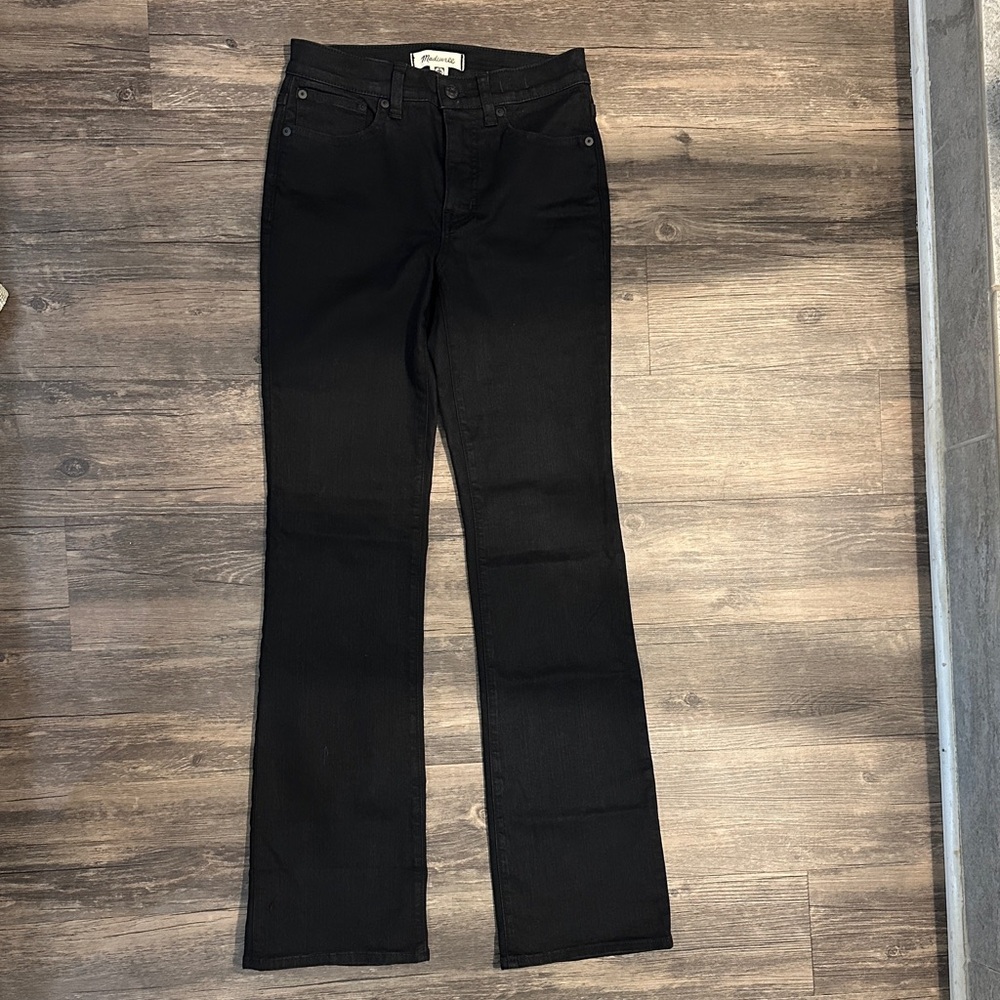 Madewell Women's Boot Cut Black Jeans